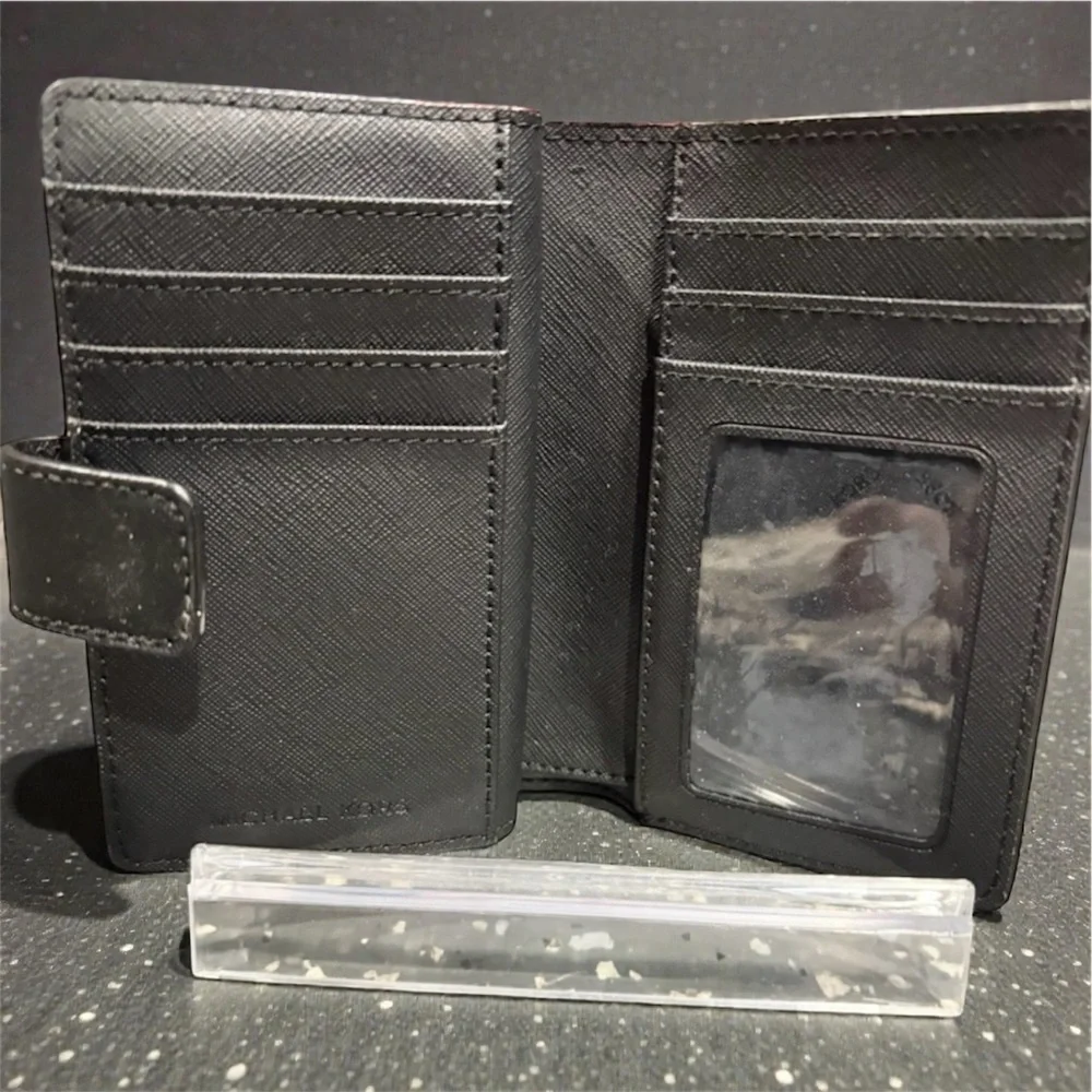 Michael Kors Black Monogram Wallet - Picture 5 of 5